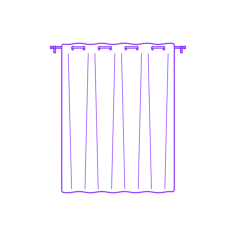 Buildings Window Curtains Eyelet Silhouette Cutting Svg Files, Free Vectors File
